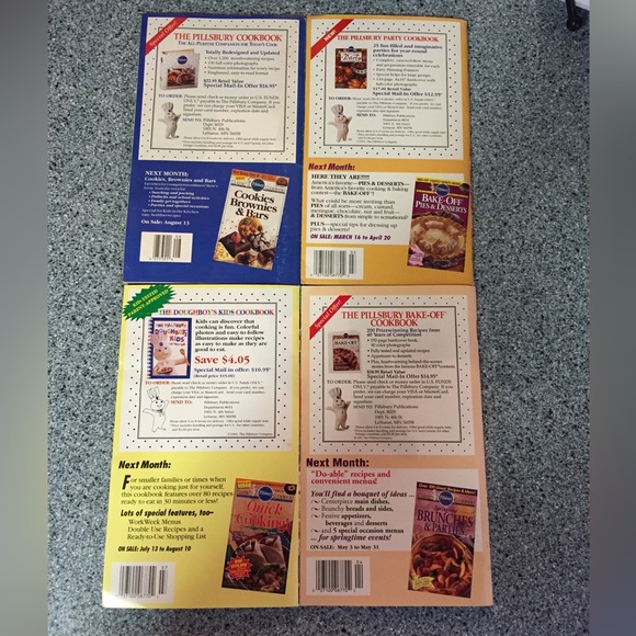 Vintage Pillsbury Cookbooks - Picture 2 of 2